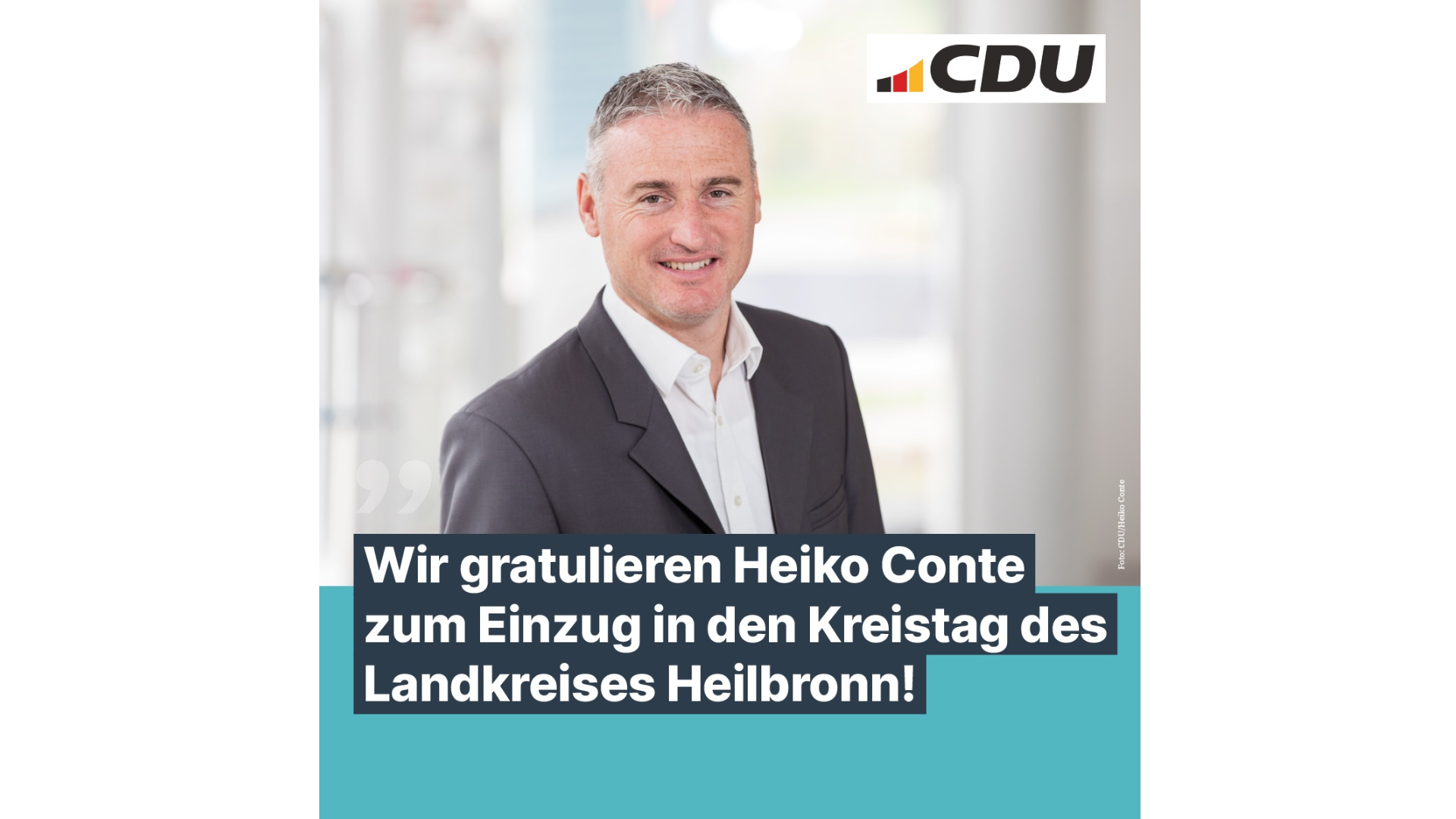 CDU-Vorstand Heiko Conte im Kreistag